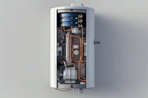 Schéma du fonctionnement d'un chauffe-eau thermodynamique Atlantic