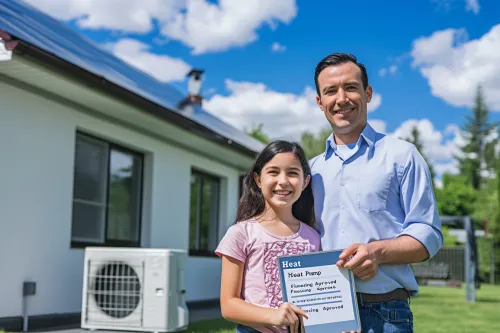 Installation d'une pompe à chaleur avec financement adapté.