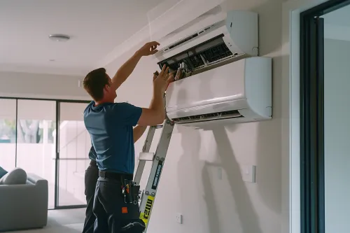 Un climatiseur bien installé pour une performance optimale.