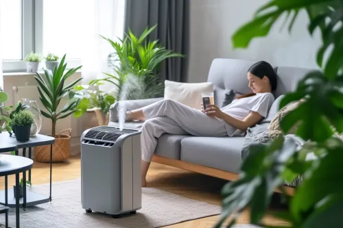 Climatiseur mobile avec fonctionnalités innovantes