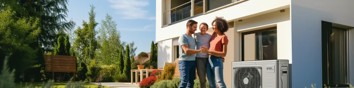 Pompe à chaleur moderne pour un chauffage économique