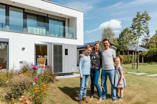 Clients satisfaits de leur pompe à chaleur air-eau